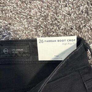 AG Adriano Goldschmied Black Boot Cut Jeans